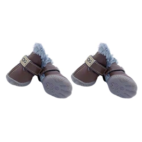 Nawwgy Dog Snow Booties Sock Boot Rain Booties Waterproof Breathable Wearable for Small and Large Dogs Puppy Dog pet Cotton Shoes