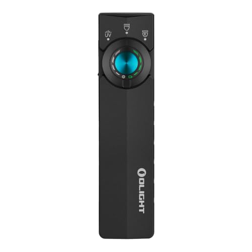 OLIGHT-ArkPro-Lite-EDC-Pocket-Flashlight-Rechargeable-with-UV-Light-Black OLIGHT ArkPro Lite EDC Pocket Flashlight Rechargeable with UV Light, Black - Image 1
