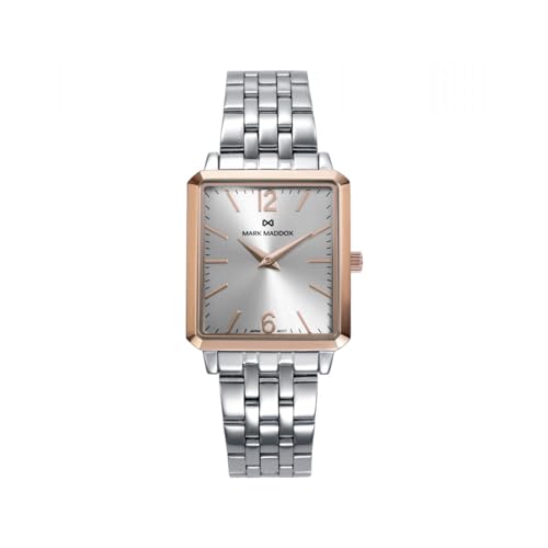 Montre analogique pour femme Mark Maddox chic en acier rose du bureau aux sorties