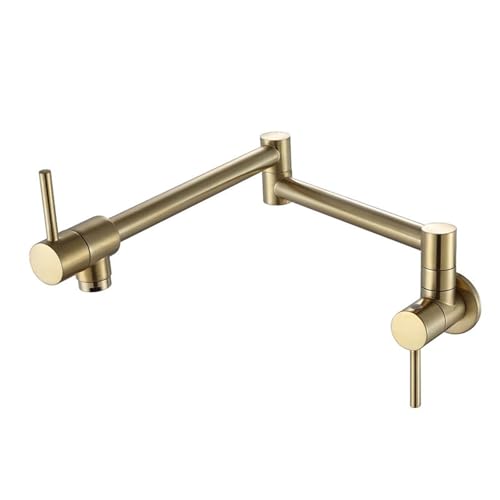 Grifo de cocina plegable para instalar en pared y llenar ollas cómodamente