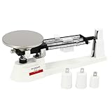 Triple Beam Balance Scale - Mechanical Lab Scale with Stainless Steel Platform and 3 Weights for Industrial and Agricultural Weighing