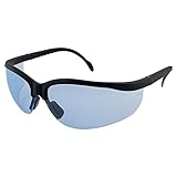 Global Vision Blue Moon Safety Sunglasses Black Frames Blue Lenses ANSI Z87.1