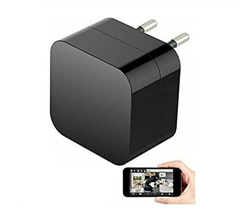 WiFi Charger Camera 1080P HD Resolution & Motion Detection - Hidden Mini, Nanny Camera, USB Charger Camera for Home and Office Remote View