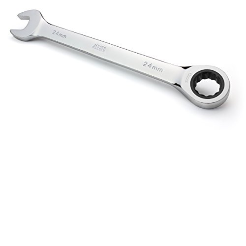 Jaeger 24 Mm Tightspot Ratchet Wrench With Precision Movement And Hardened, Polished Steel For Projects With Metric Tight Spaces #TOP3