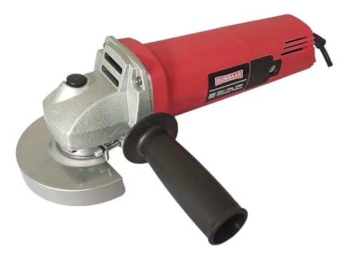 Image of Inditrust Dumdaar Angle Grinder Set, 950W, 100mm Wheel Diameter, With 1Pair Gloves and 11pc Multi type wheel Combo Angle Grinder (Red)