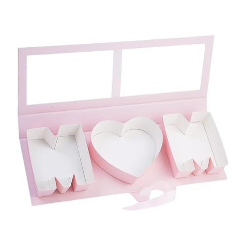 Sharplace Caja de Envasado de Regalos de Flores del Día de La Madre para La Fiesta del Día de San Valentín
