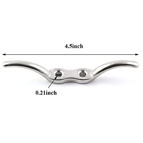 Heyous HORNBC-2 Horn Bracket Rope Cleat Marine Grade Boat Deck Or Flagpole thumb #2