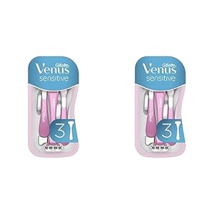 Gillette Venus Sensitive Damen Einwegrasierer, 3er Pack