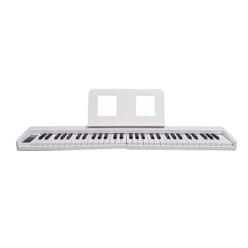 Clavier électronique Pliable, Clavier de Piano Pliable Portable à 61 Touches avec Tons Clairs, Pianos et Claviers, Instruments de Musique (WHITE) - Les Beatles, Paul McCartney, John Lennon, RIngo Starr, George Harrison Clavier électronique Pliable, Clavier de Piano Pliable Portable à 61 Touches avec Tons Clairs, Pianos et Claviers, Instruments de Musique (WHITE) – Image 5