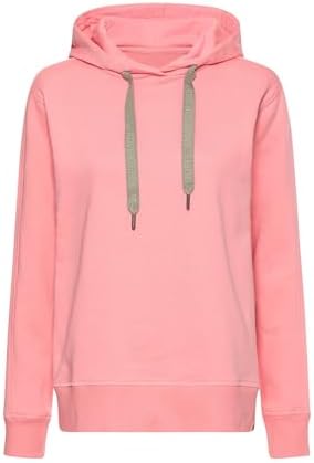 camel active Damen Hoodie aus Reiner Baumwolle