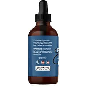 Probiotics for dogs  dog probiotics for diarrhea  natural digestive enzymes for upset stomach relief + gas constipation health  itch relief  prebiotic pet supplies  120 servings   cucciolini doodles