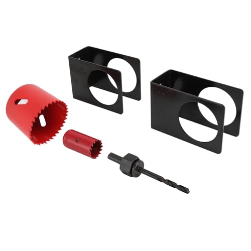 Kit instalación cerrojo con broca y sierras para puerta miniatura 1