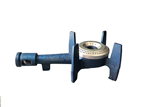 Image of Indian Iron (Home Purpose) Gas Stove with 1 Burner & Fitting Kit Manual Gas Stove (Burner Diameter 8.75 Inches)