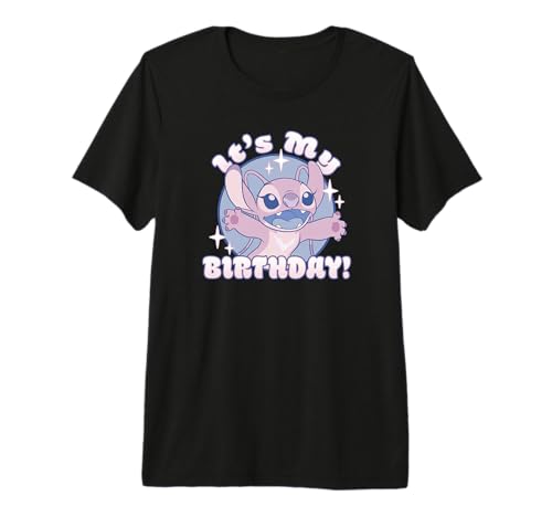 T-shirt Stitch Angel de qualité supérieure haut de gamme d'anniversaire Disney