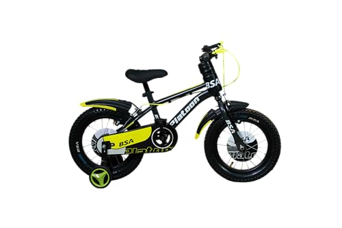 Image of BSA Platoon 16T | Kids Bicycle | 85% Assembled | Single Speed | with Water Bottle & Holder |Tool kit Included | Ideal for 4-6 Years Boys