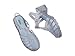 Melissa Possession Heel Fashion Sandals for Women - Iconic Fisherman Style with Medium Block Heel - Adjustable Buckle for Comfort - 100% PVC Upper/Insole/Sole - Glitter Clear, 8