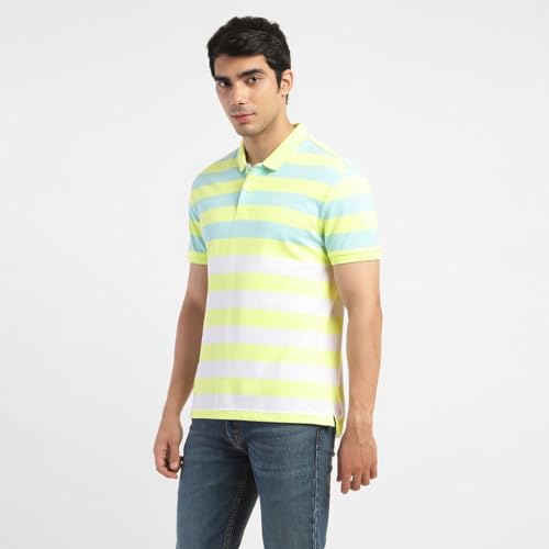 Image of Levi's Men's Cotton Regular Fit Stripes T-Shirt