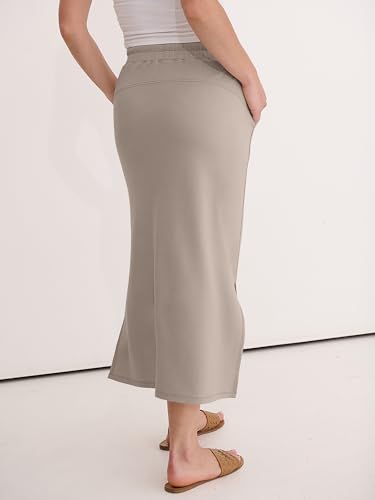Image of ANRABESS Casual Maxi Skirts for Women, High Waist, Summer, Drawstring, Ideal for Daily Wear, Office & Weekend Outings 2026
