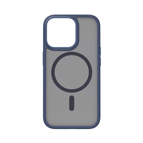 MOMAX iPhone 15 Pro �p �P�[�X Play MagSafe�Ή� [ �}�O�l�b�g���� �A���~�j�E�� �{�^���J�o�[ TPU�ƃ|���J�[�{�l�[�g�̃n�C�u���b�h �G�A�[�N�b�V���� �ϏՌ� �X�g���b�v�z�[���t�� ���C�����X�[�d Qi�[�d ] �A�b�v��