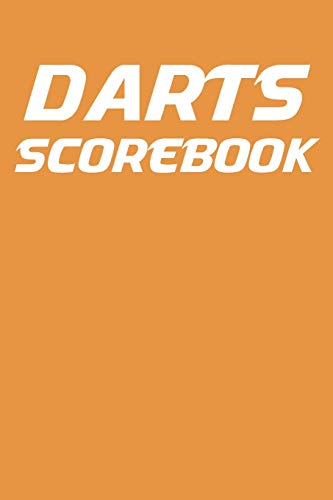 Darts Scorebook: 6x9 darts scorekeeper with checkout chart and 100 scorecards