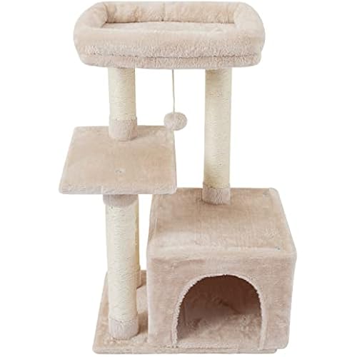 Cute Cat Tree Kitten Cat Tower Condo Cat Furniture Sisal Scratching Posts B