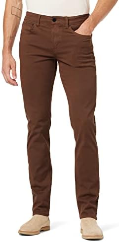 HUDSON Jeans Men's Blake Slim Straight Leg Jean, Chocolate Brown, 32