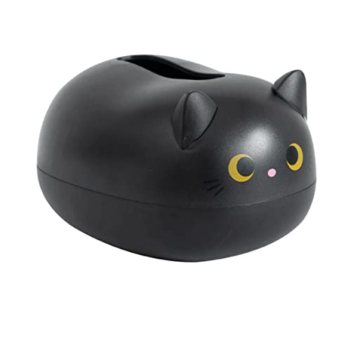 PEKJI Bonito Caja de pañuelos con Forma de Gato, Soporte para Caja de pañuelos, Soporte Decorativo para pañuelos faciales, Soporte Moderno para baño práctico