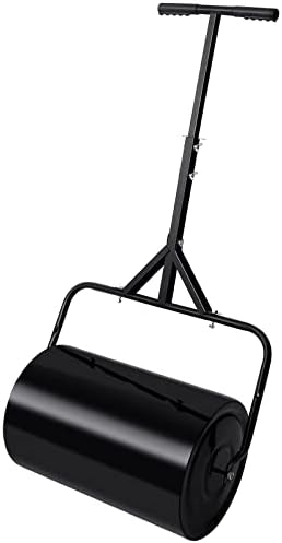 Threlaco Lawn Roller Push Tow Behind Yard Roller Water and Sand F...