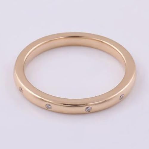 Bague de fiançailles moissanite en argent 925 étincelant et plaqué or 14k
