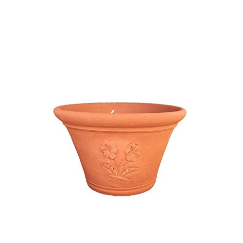 Amazon | ウィッチフォード テラコッタ植木鉢 ビオラポット 直径22cm
