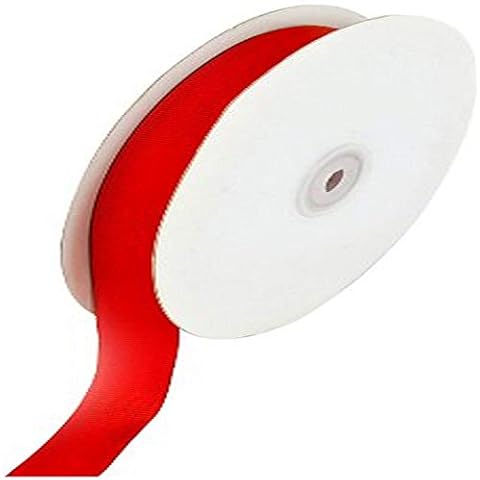 Creative Ideas 50-Yard Solid Grosgrain Ribbon, 5/8-Inch, Red Cover