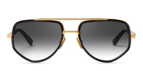 Dita MACH-X BLACK GLASS - MATTE YELLOW GOLD/GREY TO onesizefitsall unisex Sunglasses2