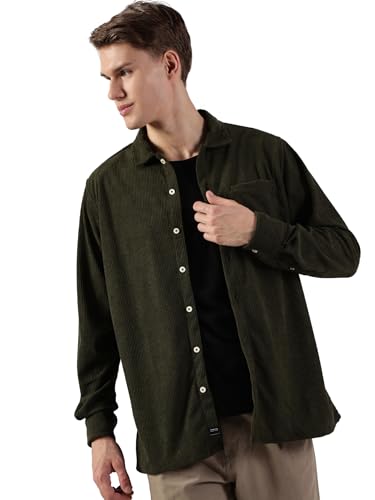 Image of Thomas Scott Men's Premium Slim Fit Oversized Corduroy Shacket