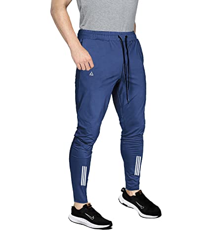 Image of AVOLT Men Slim Fit Lycra Blend Track Pants