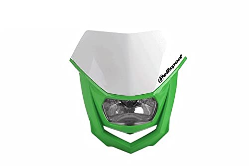 Polisportポリスポーツ　HALOハロゲン12V35W　グリーン／ブラック Amazon | Polisport ポリスポーツ HALO ヘッドライト ホワイト