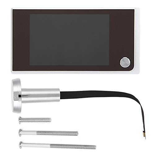 Elektroniczny koci oko, szerokokątny dzwonek do drzwi 120 stopni z ekranem LCD o przekątnej 3,5 cala, wizjer do inteligentnego domu, cyfrowy wizjer do dzwonka do drzwi, biura, hotelu i domu