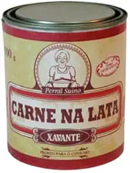 Carne Na Lata Xavante 900 Gr/carne Na Gordura Suina/Banha
