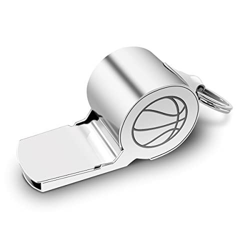 Silbato de baloncesto para entrenador con cordón y caja miniatura 5