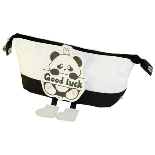 Mesuaeso Estuche Escolar Bonita Bolsa De Maquillaje De Gran Capacidad, Bolsa For Lápices, Duradera Y Elegante, Regalo For Amantes De Los Pandas, Estuche Organizador De Papelería Escolares