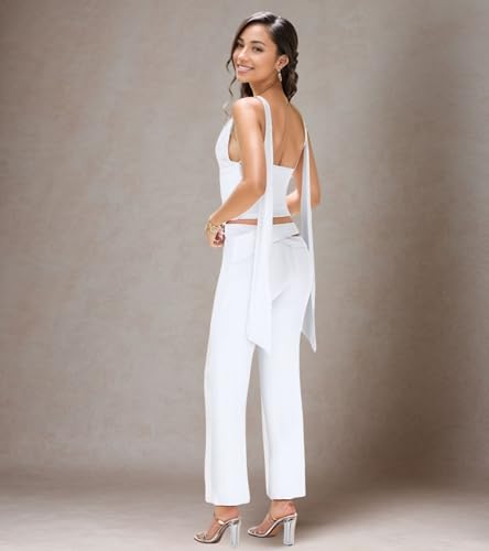 Image of Jigfar Women Sexy Elegant Bodycon Jumpsuit Going Out Romper Birthday Party Club Night Outfits