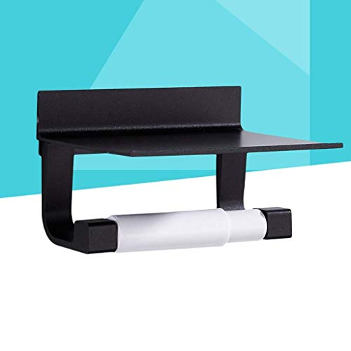 Soporte para papel higiénico de pared que evita caídas de objetos 2