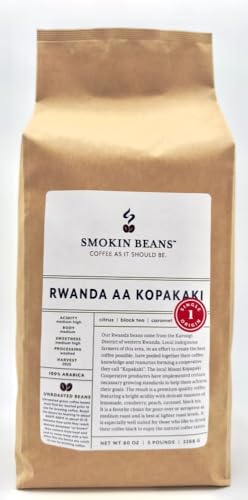 5-Pound Rwanda Aa, Unroasted Green Arabica Coffee Beans