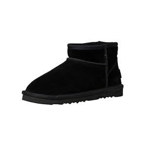 s.Oliver Damen Winterstiefeletten ohne Absatz aus Wildleder Gefüttert