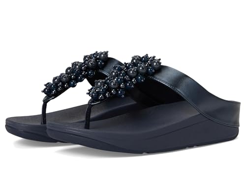 Image of FitFlop Fino Bauble-Bead Toe-Post Sandals