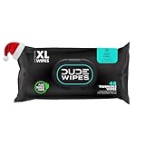 DUDE Wipes - Flushable Wipes Stocking Stuffers - 1 Pack, 48 Count - Mint Chill - Vitamin-E, Aloe, Eucalyptus & Tea Tree Oils - Septic and Sewer Safe