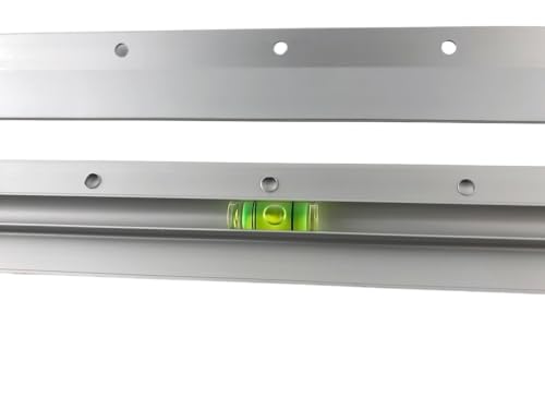 Image of Heavy Duty Aluminum French Cleat Hanger for Mirrors & Pictures - Max 75-Pound Load (6 inch) 2pack