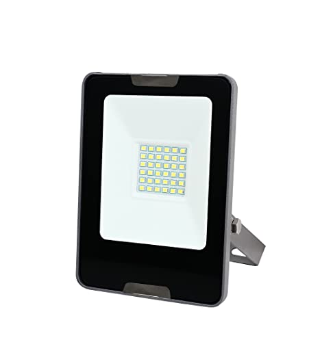 Refletor de Led Amarela Linha Move 30W Bivolt, Lorenzetti, 7415867, Preto