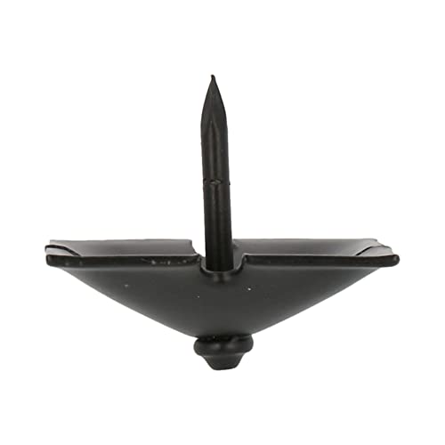 Miniatura 6 de Amig - Clavo Embellecedor - Reforzado - Ø 40 X 35 Mm - Forma Cuadrada Y Piramidal - Ideal Para Fijar En Armarios, Mesas O Puertas - Bolsas De 4 - Acero Negro