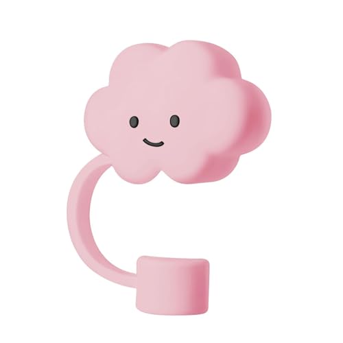 Chapeaux De Couvertures De Paille - Couverture D'embouts De Paille En Silicone En Forme De Nuage - Couverture De Paille, Couvertures De Chapeaux De Paille De Silicone, Pailles Durables De Prise De Pai