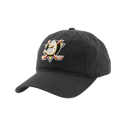 Anaheim Ducks NHL Officially Licensed Adjustable Hat Scholarship Icon Charcoal